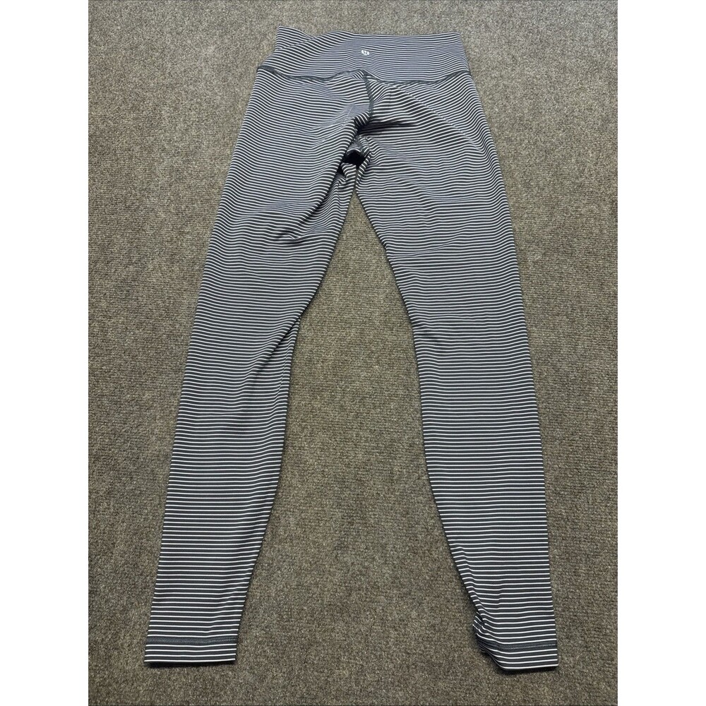 LULULEMON Wunder Under High Rise Tight 25" size 8 Parallel Stripe - Picture 8 of 10